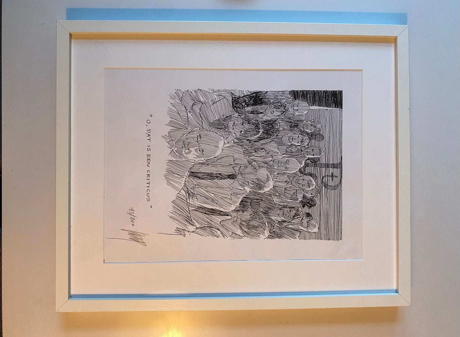 Peter van Straaten - gesigneerd en genummerde prent, Ophalen of Verzenden