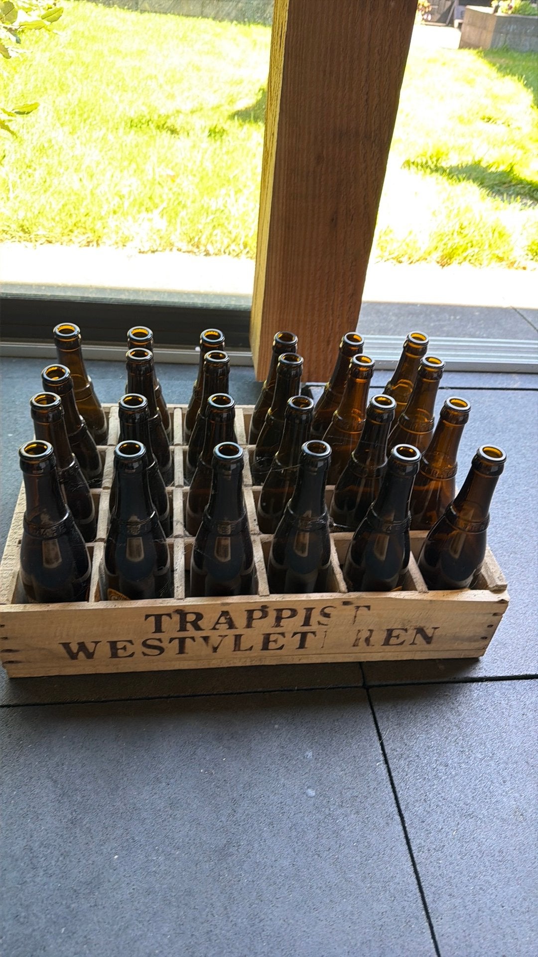 Lege krat Westvleteren, Ophalen of Verzenden, Zo goed als nieuw, Actiefiguurtje