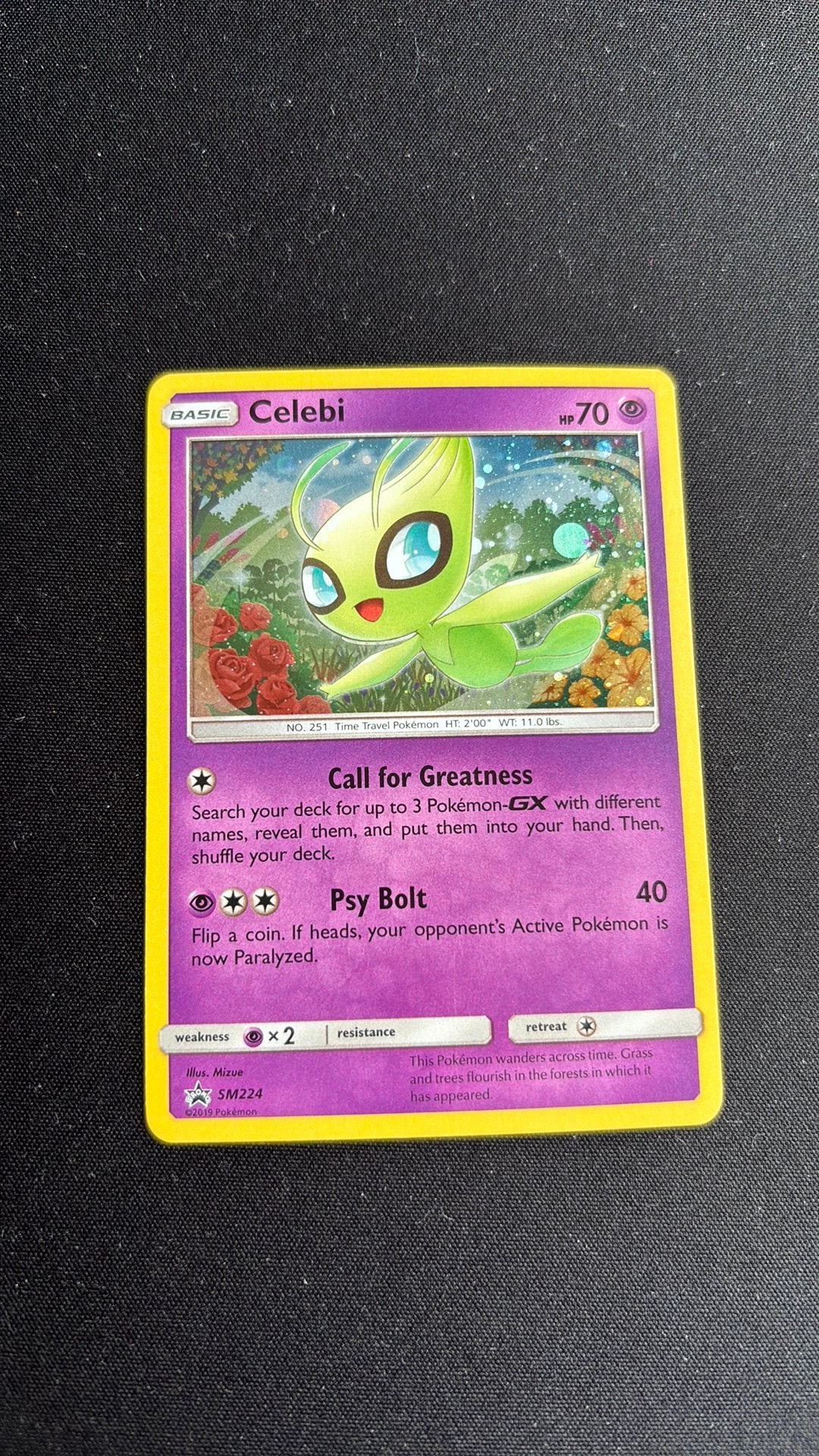 Celebi (SM 224) Sun & Moon Black Star Promos, Verzenden, Zo goed als nieuw