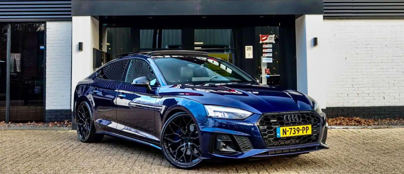 Audi A5 45 Tfsi 245pk Quattro 3xS 2020 125000km (€32.901) :), 4 cilinders, 1984 cc, Blauw, Vierwielaandrijving