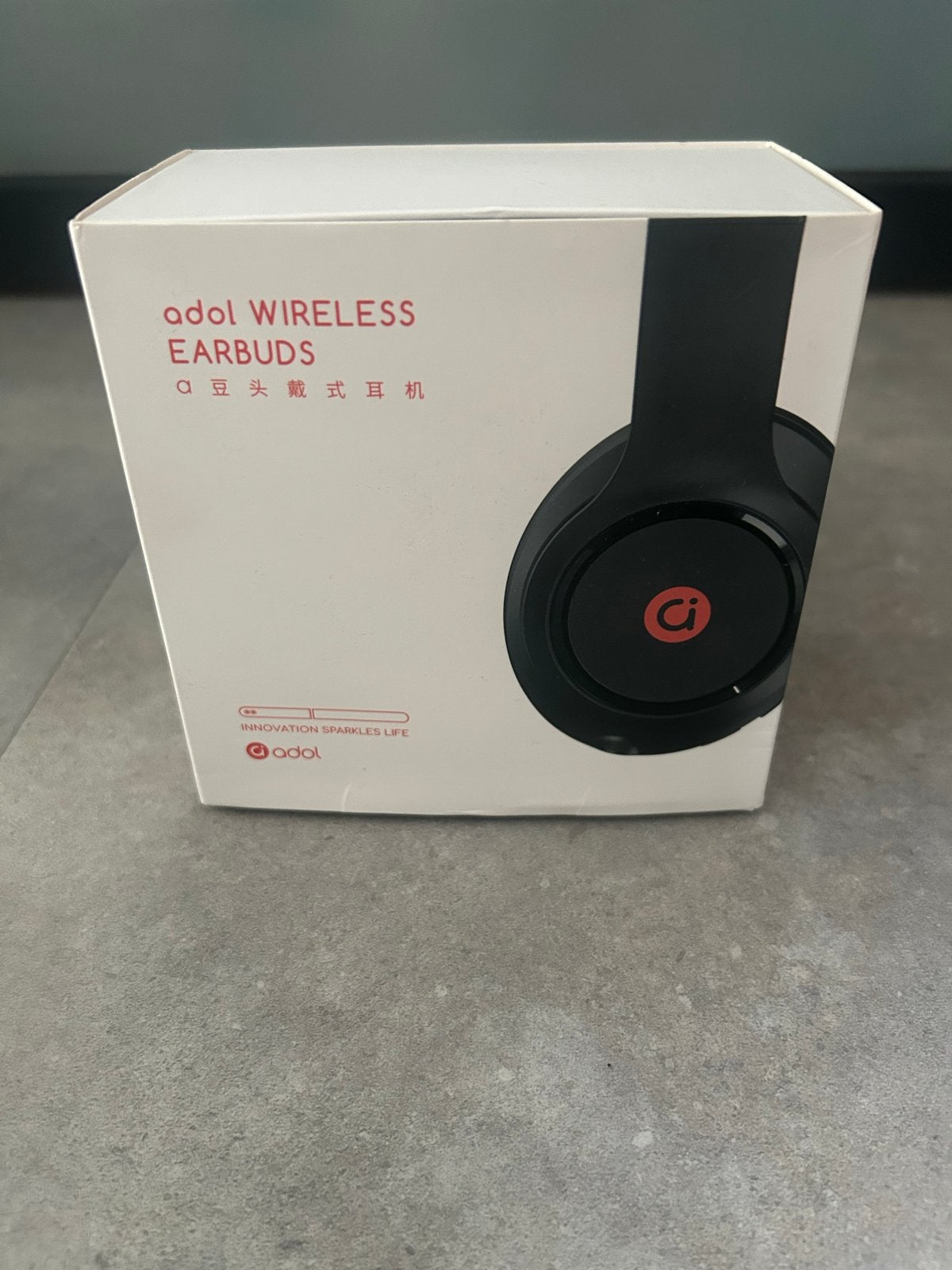 Adol Wireless Earbuds - Zwart/Rood Over-ear Koptelefoon