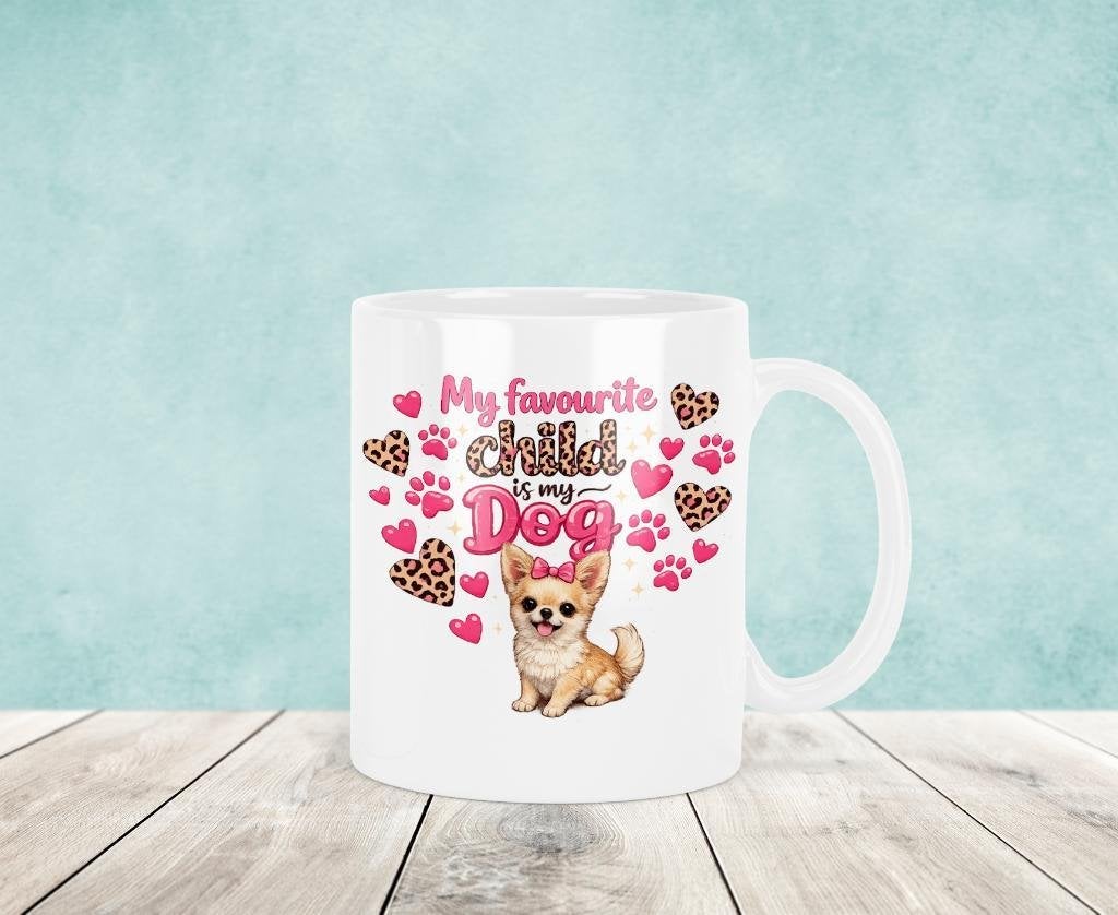 My Favourite Child - Chihuahua Mok, Verzenden, Keramiek, Nieuw, Overige stijlen