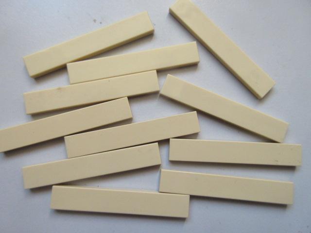 nr. 9754, 10 beige tegels 1x6, Ophalen of Verzenden, Zo goed als nieuw, Complete set, Lego