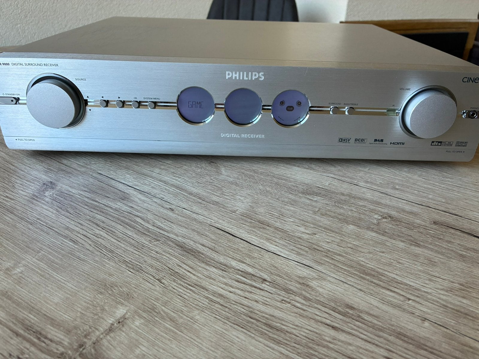 DEFECTE Philips DFR 9000 Digital Sound Receiver, Audio, Tv en Foto, Versterkers en Receivers, Overige merken, Gebruikt, Ophalen of Verzenden