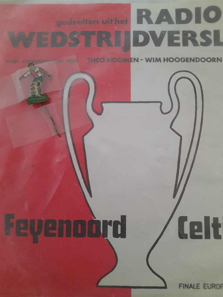 FEYENOORD CELTIC, Ophalen of Verzenden, Zo goed als nieuw, Feyenoord, Overige typen