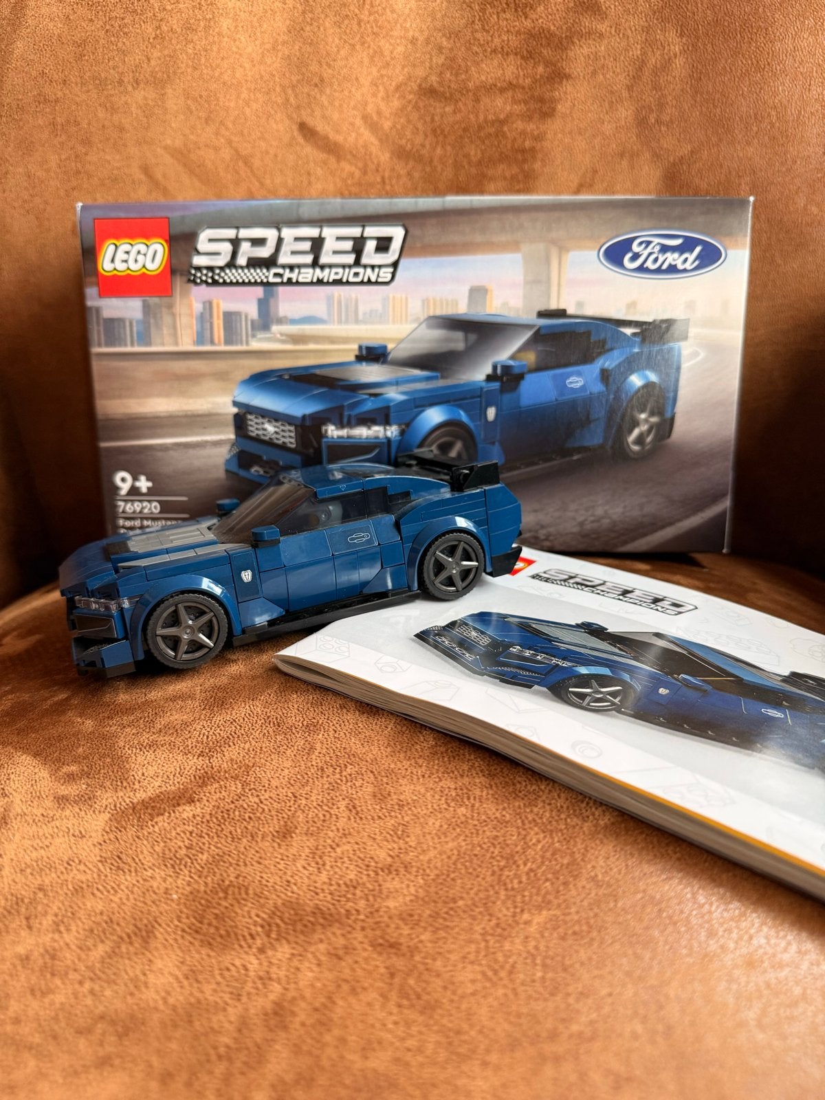 LEGO Speed Champions Ford Mustang Dark Horse 76920, Kinderen en Baby's, Speelgoed | Duplo en Lego, Lego, Zo goed als nieuw, Compleet