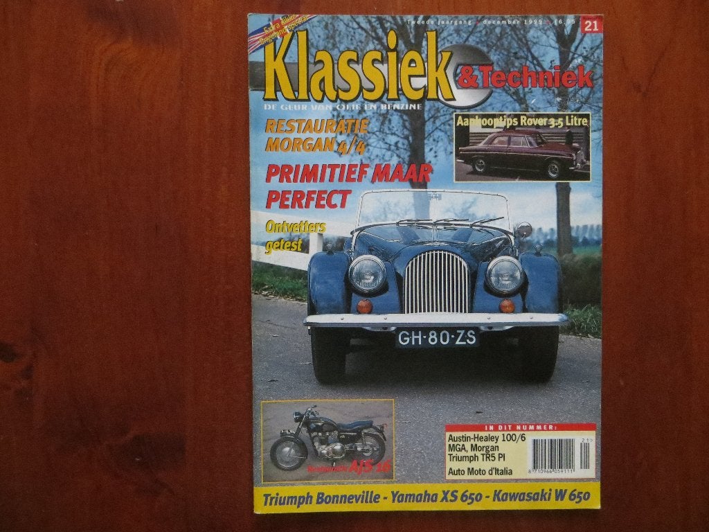 Klassiek & Techniek 21 Morgan 4/4, Rover 3,5 Litre advies, Verzenden, Nieuw, Overige merken
