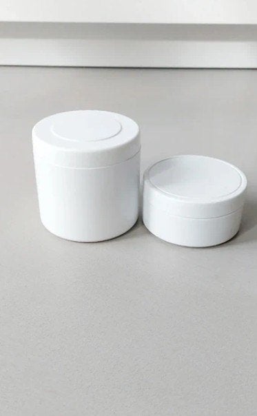 creme pot zalf pot cosmetische pot opbergpot draaideksel, Ophalen of Verzenden, Gebruikt