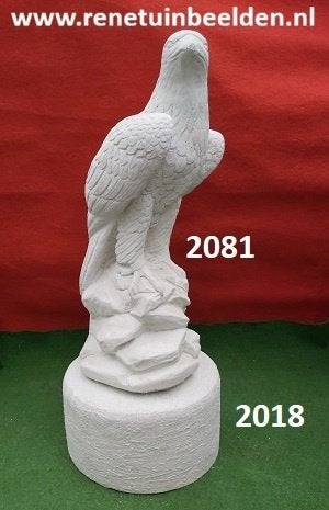 Zuil met adelaar. nr 2081 & 2018., Ophalen, Nieuw, Beton, Dierenbeeld
