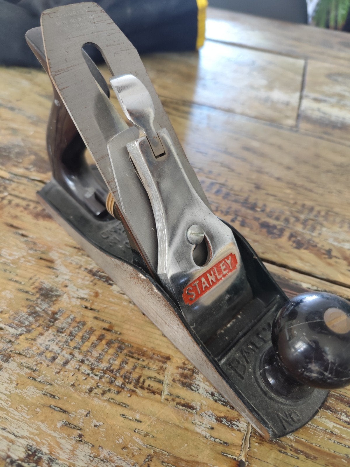 Vintage Stanley schaaf - No. 4 - Houtbewerking, Ophalen of Verzenden