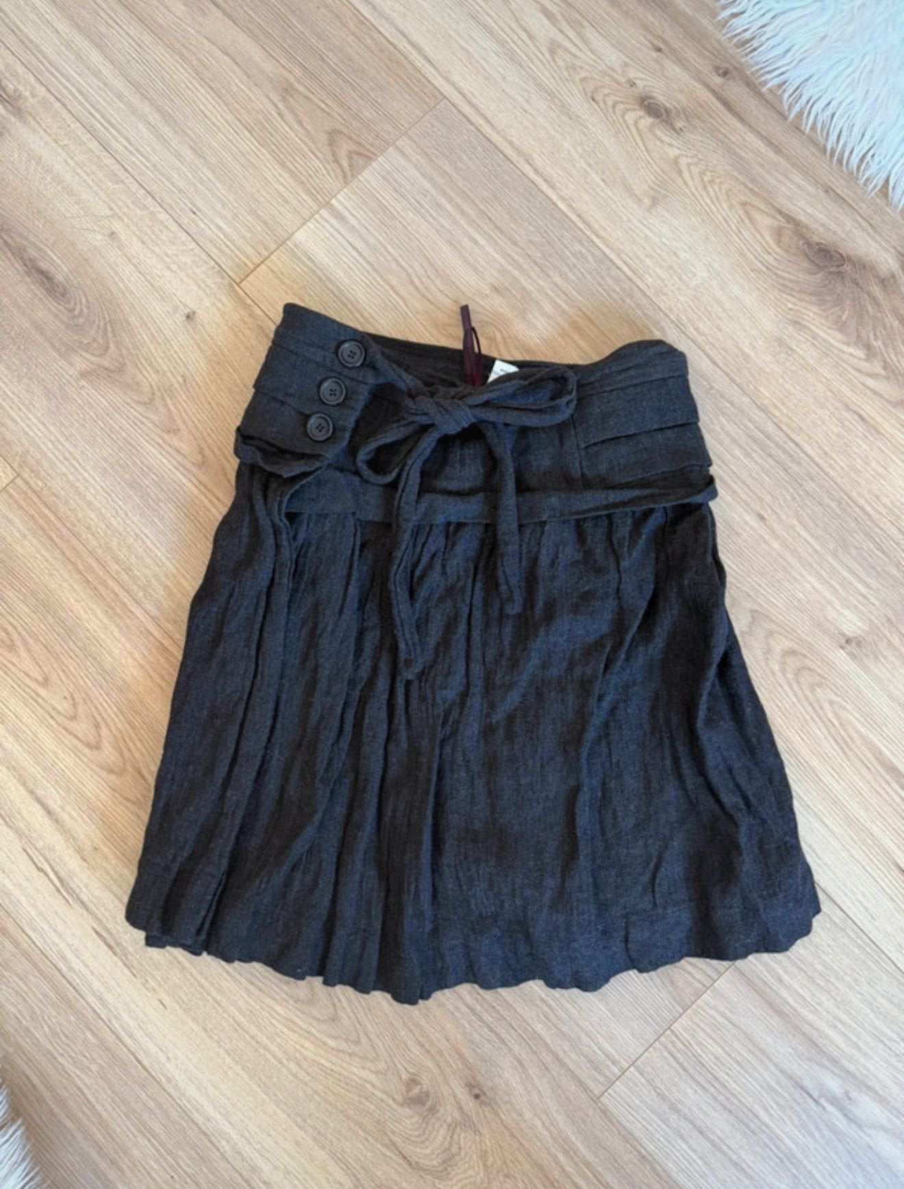 Wrap style skirt, Ophalen, Zwart, Zo goed als nieuw, Maat 36 (S)
