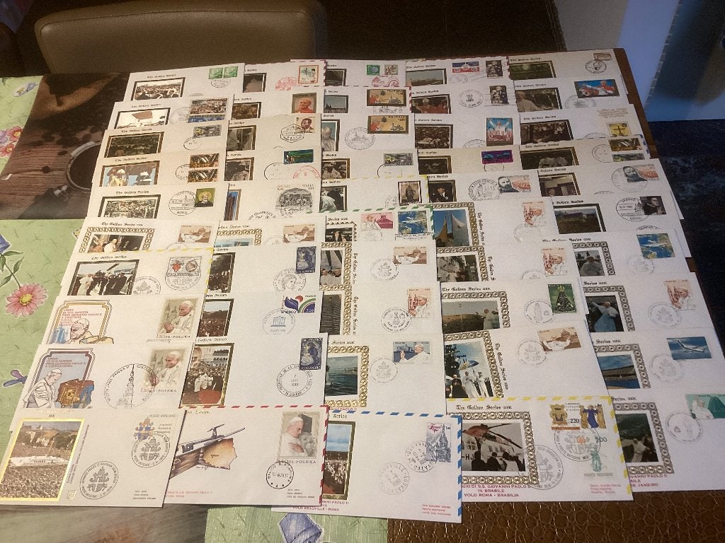 50 stuks Religie de Paus no5 Nederland jaargangen fdc 1963, Ophalen of Verzenden, Onbeschreven, Rest van de wereld