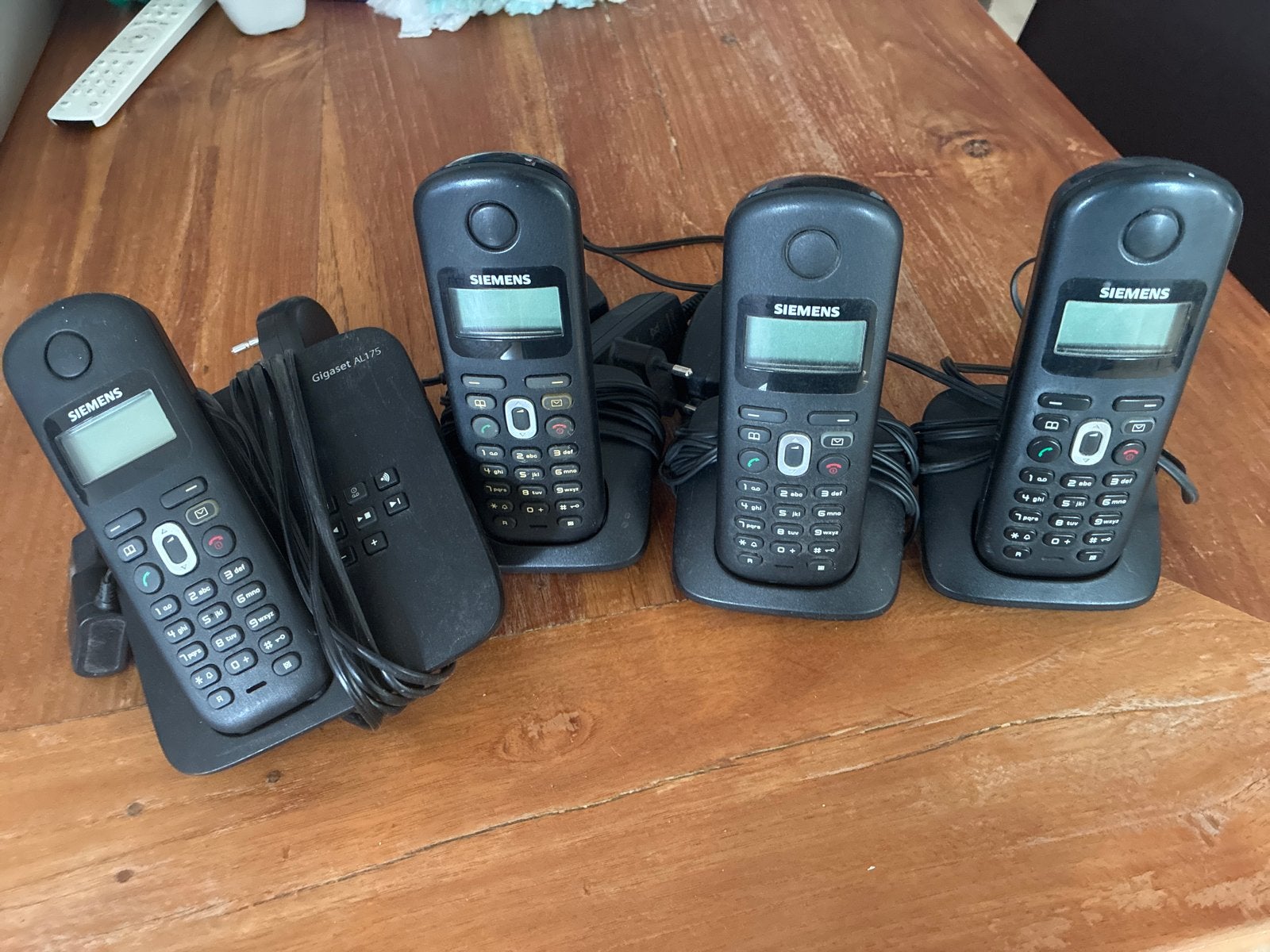 Siemens Gigaset AL175 DECT telefoons (4 stuks), Telecommunicatie, Ophalen, Gebruikt, 4 handsets of meer