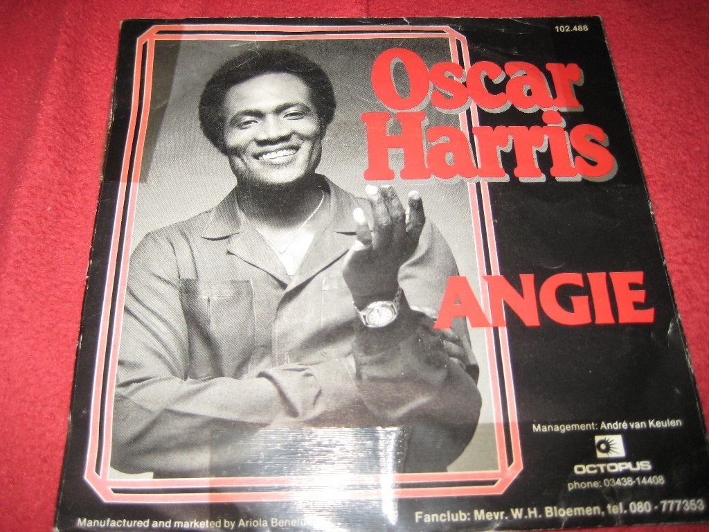 Oscar Harris: Angie, Ophalen of Verzenden, Zo goed als nieuw, Pop, Single