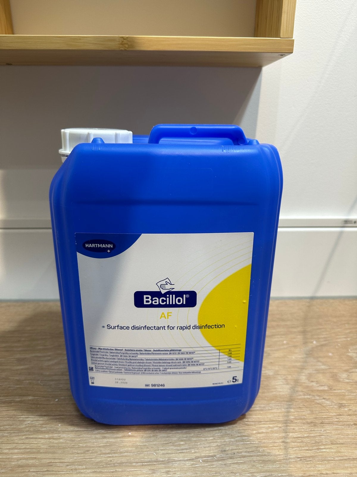 Bacillol AF desinfectiemiddel 5 liter - Utrecht, Ophalen of Verzenden, Nieuw