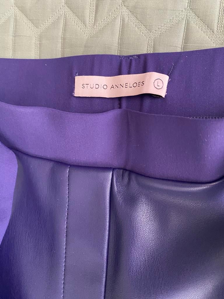 Zgan studio anneloes trouser L, Paars, Maat 42/44 (L), Ophalen of Verzenden, Zo goed als nieuw