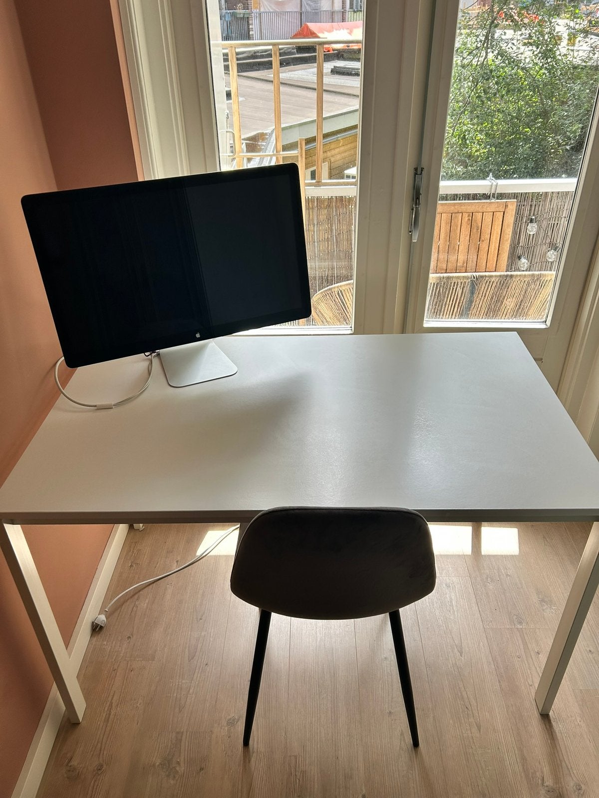Melltorp Ikea tafel of bureau, Huis en Inrichting, Tafels | Eettafels, Ophalen, Gebruikt, 100 tot 150 cm, 50 tot 100 cm