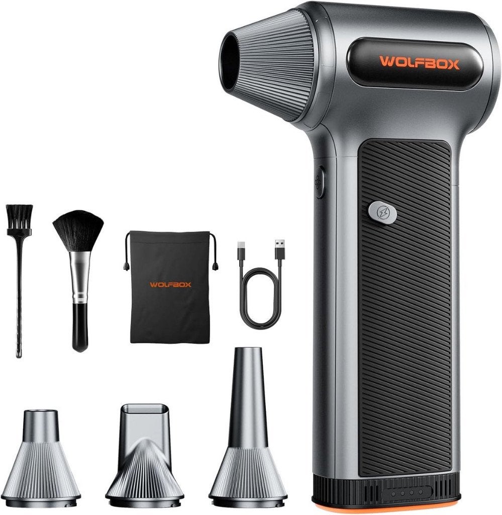 Wolfbox MF200 Air Duster 6000mAh-150000RPM Blazer Turbo Fan