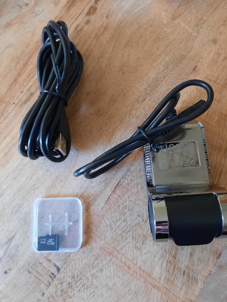 HD USB Dashcam voor Android Autoradio + 64GB MicroSD, Ophalen of Verzenden, Zo goed als nieuw