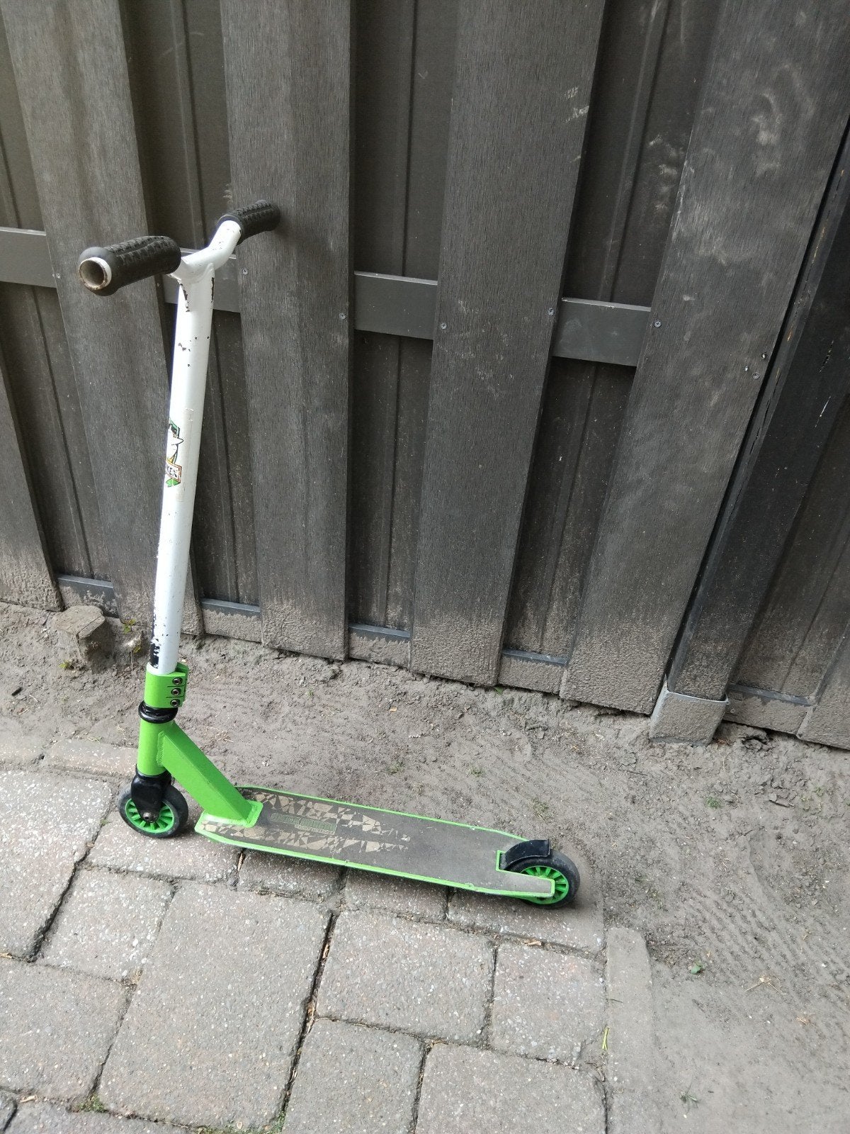 Black dragon stunt step, kleur: groen, Fietsen en Brommers, Steps, Ophalen, Gebruikt, Gewone step, Black dragon