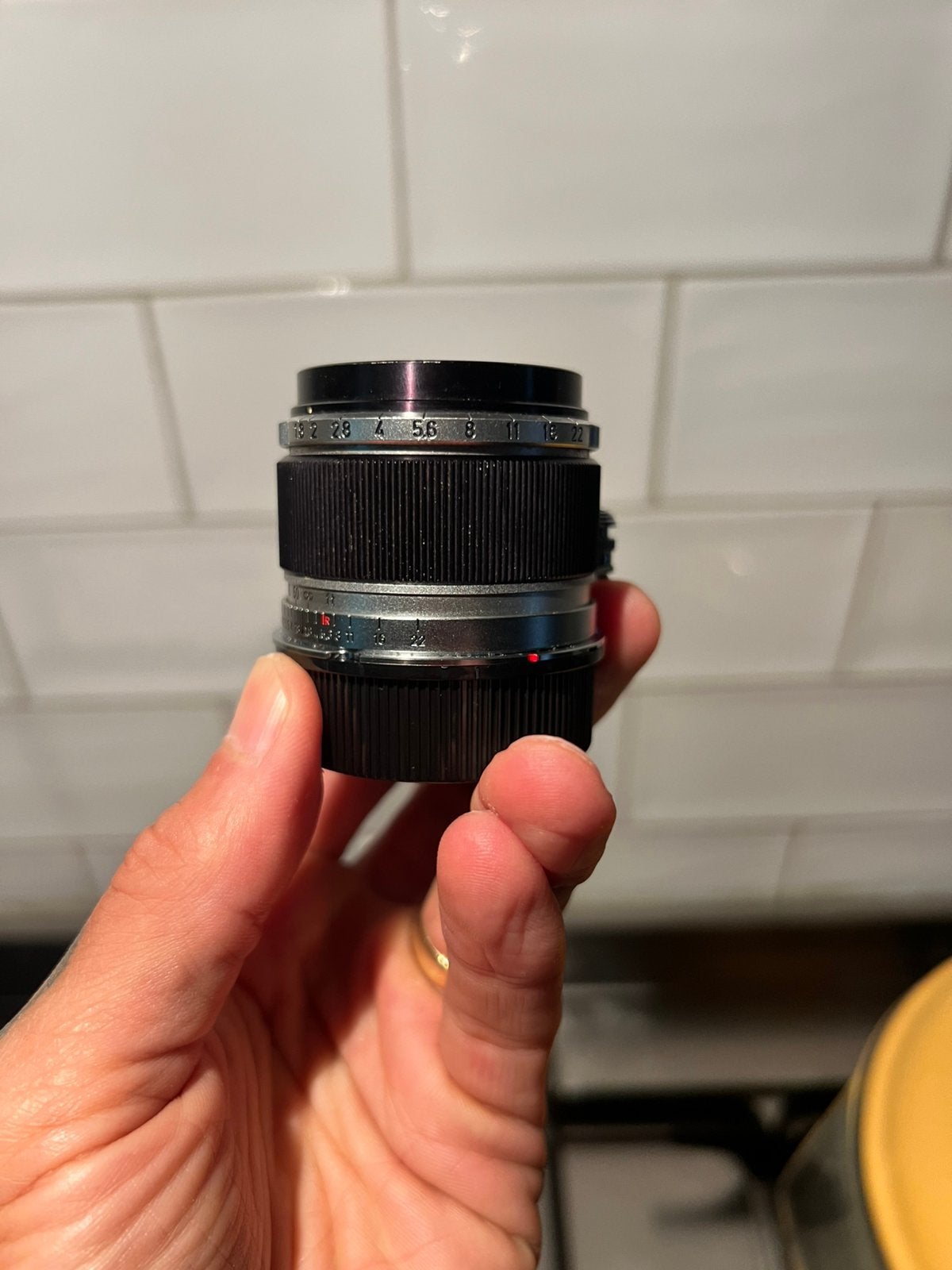 Canon 50mm 1.8 ltm leica m, Ophalen of Verzenden, Zo goed als nieuw