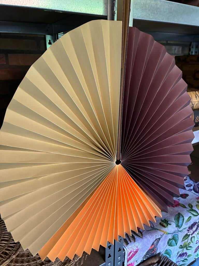 Decoratieve waaier in warme kleuren, Ophalen, Meerkleurig, Overige stijlen, Zo goed als nieuw