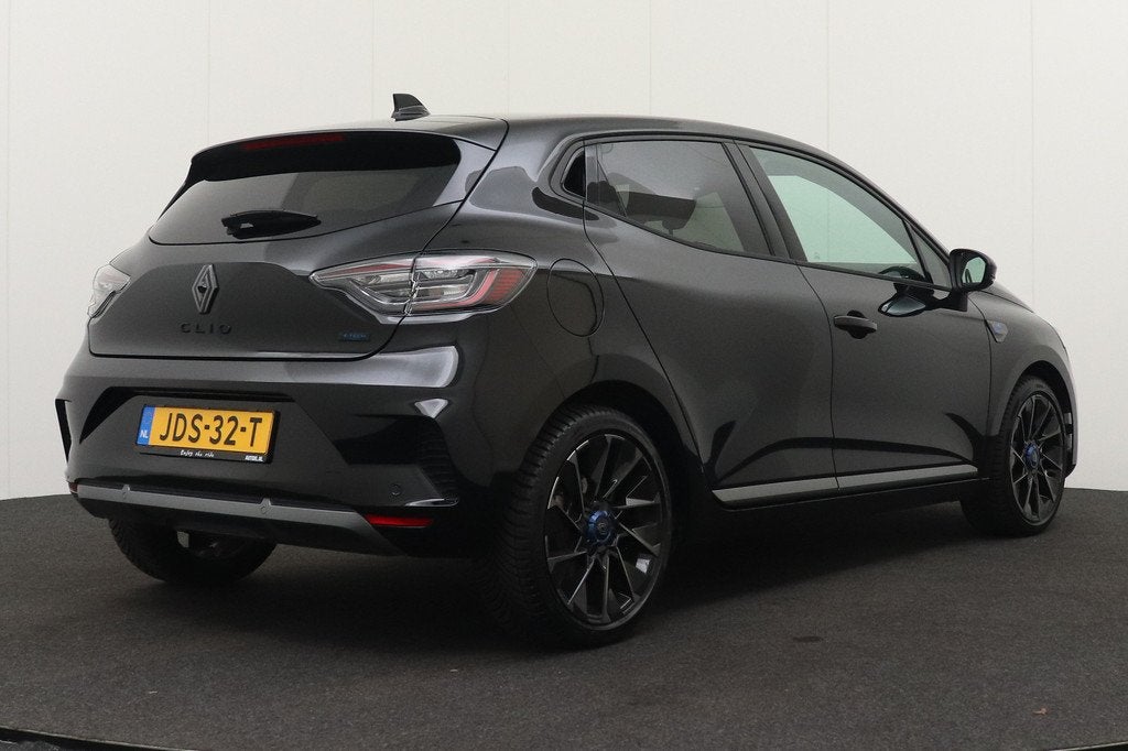 Renault Clio 1.6 Aut. E-Tech Hybrid Esprit ALPINE Ed. Kuipst, Auto's, Renault, Gebruikt, 4 cilinders, Leder en Stof, Zwart
