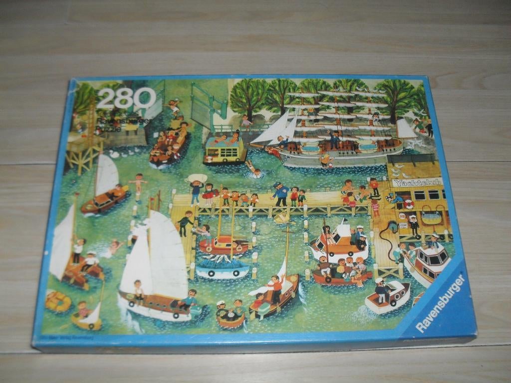 Jachthaven puzzle 280 stukjes, Ophalen, Minder dan 500 stukjes, Gebruikt, Legpuzzel