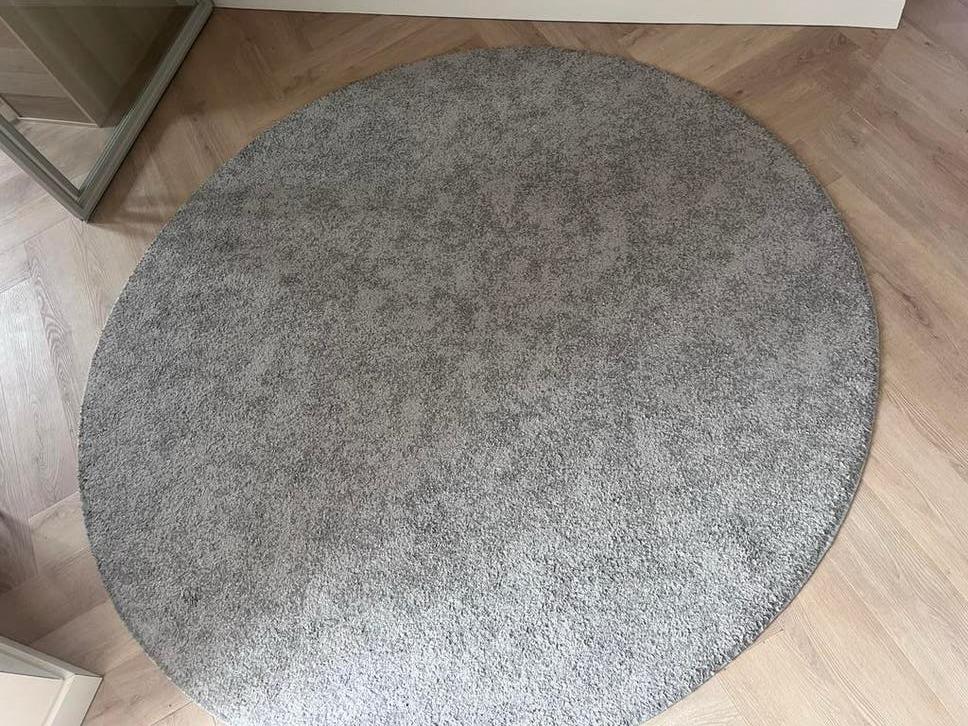 Vloerkleed rond, Ophalen, 150 tot 200 cm, Rond, Zo goed als nieuw