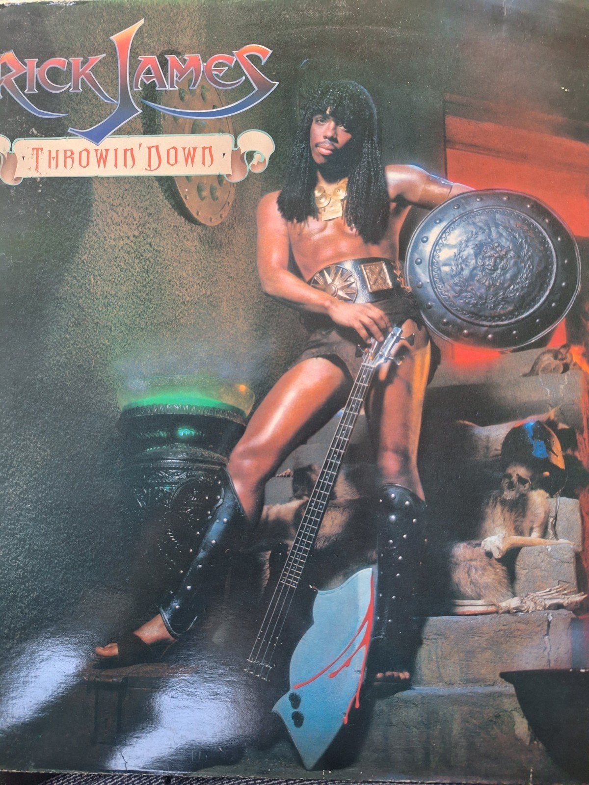 Rick James - Throwin' Down LP (Zeer Goede Staat), Beschermende buitenhoes, Ophalen of Verzenden, Gebruikt, LP