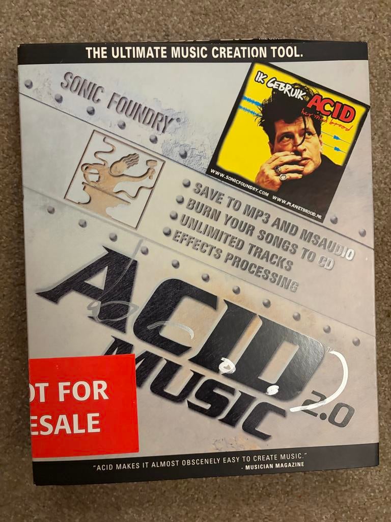 Herman Brood handtekening, Verzenden, Gebruikt, Instrument of Toebehoren, Gesigneerd
