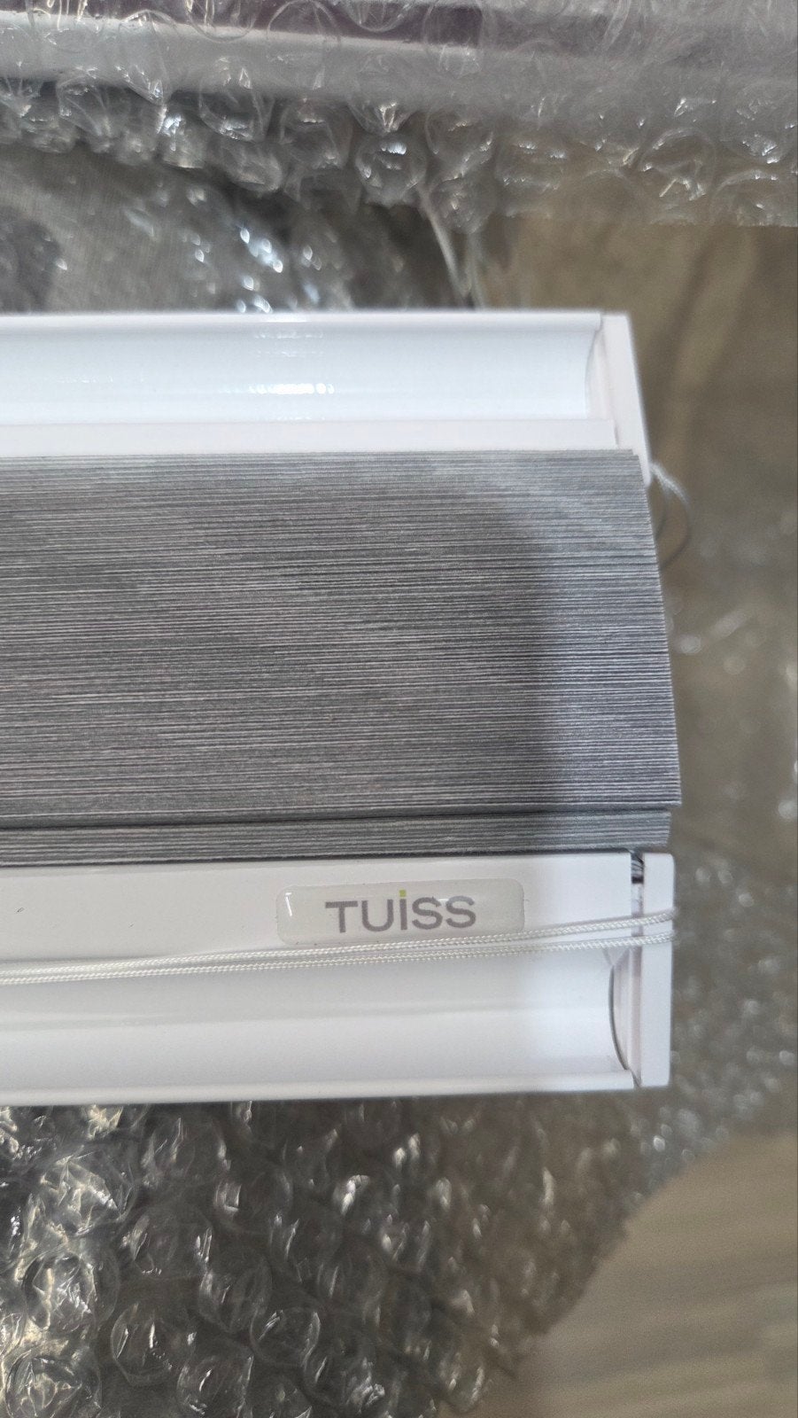 Tuiss Stick2Fit plissé Grijs/Wit 578 x 1698 mm, Ophalen of Verzenden, Nieuw, Grijs