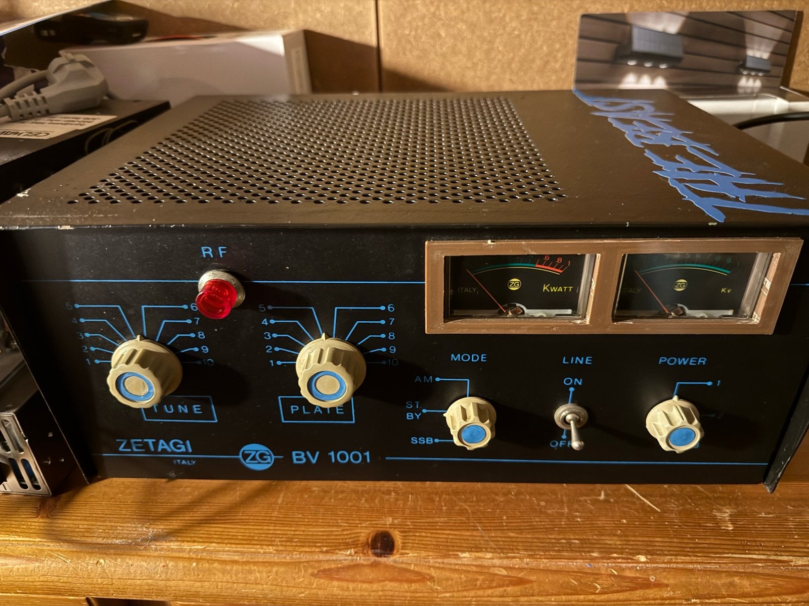 Zetagi BV1001 met 4 Russische buizen - Lineaire Versterker, Ophalen of Verzenden, Gebruikt, Overige merken