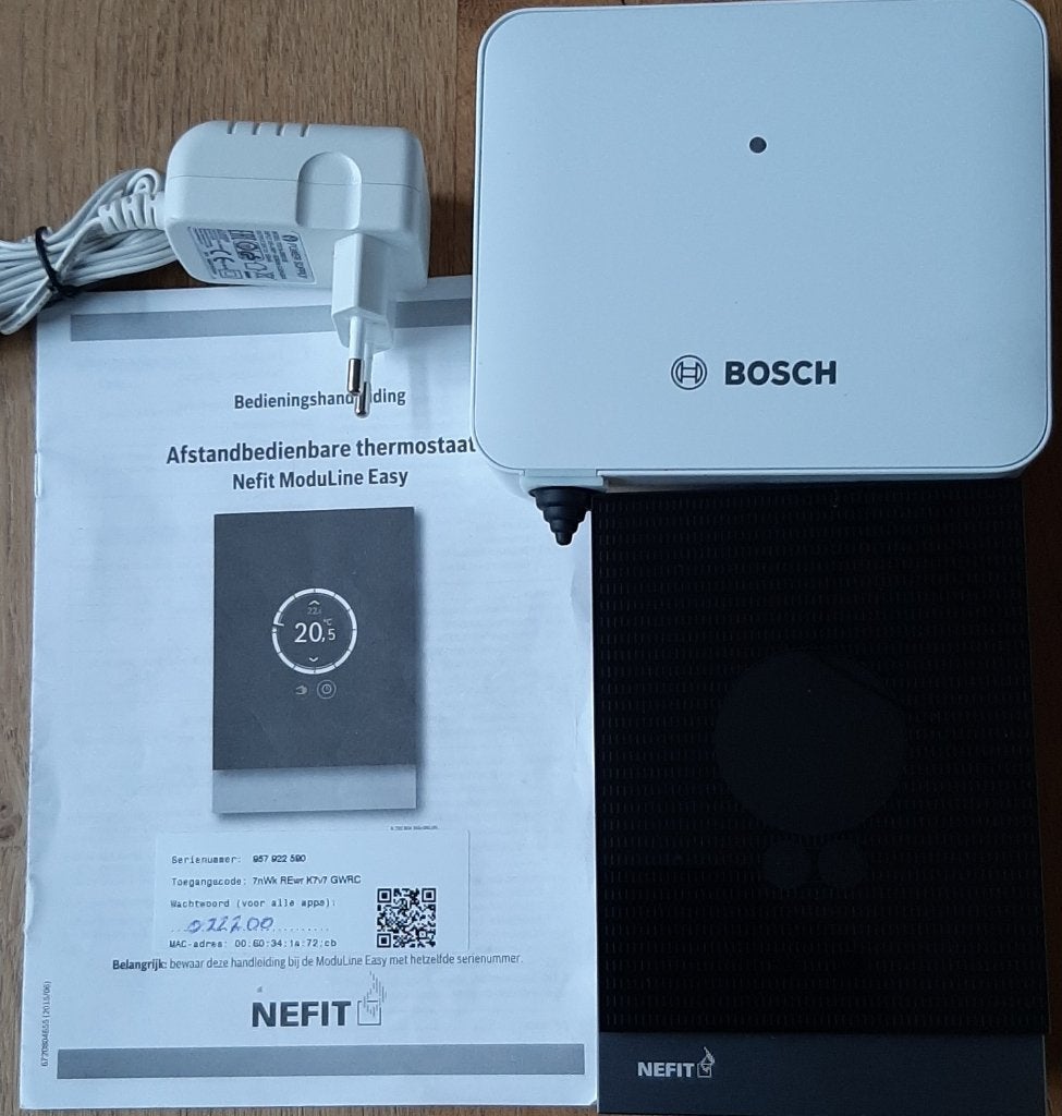 Nefit ModuLine Easy, Ophalen of Verzenden, Slimme thermostaat, Gebruikt