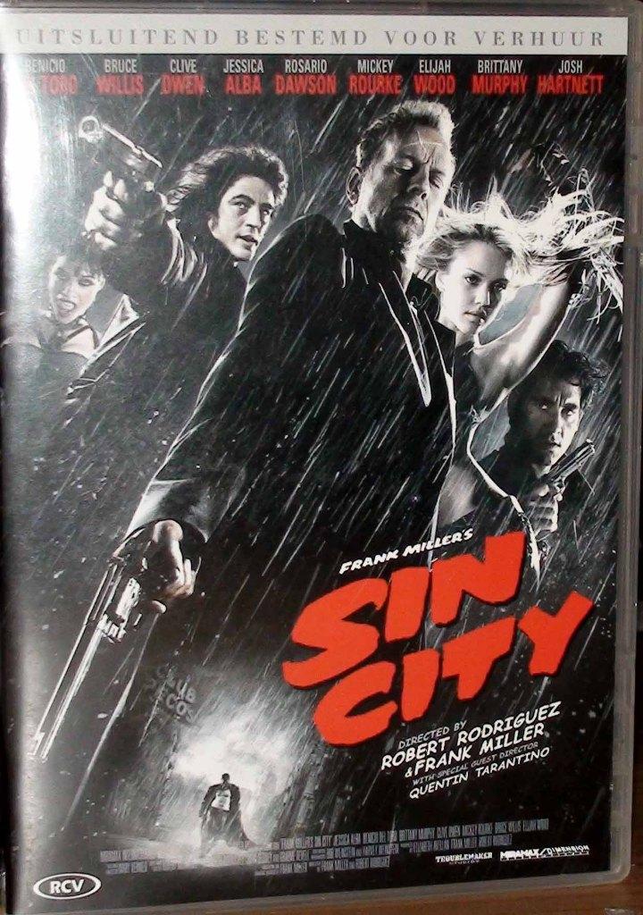 dvd sin city, Cd's en Dvd's, Dvd's | Actie, Zo goed als nieuw, Actiethriller, Vanaf 16 jaar, Ophalen of Verzenden