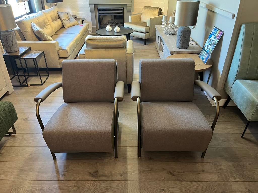 Leolux Scylla ploegstof ploegwool, Huis en Inrichting, Fauteuils, 75 tot 100 cm, Ophalen of Verzenden, Zo goed als nieuw, 75 tot 100 cm