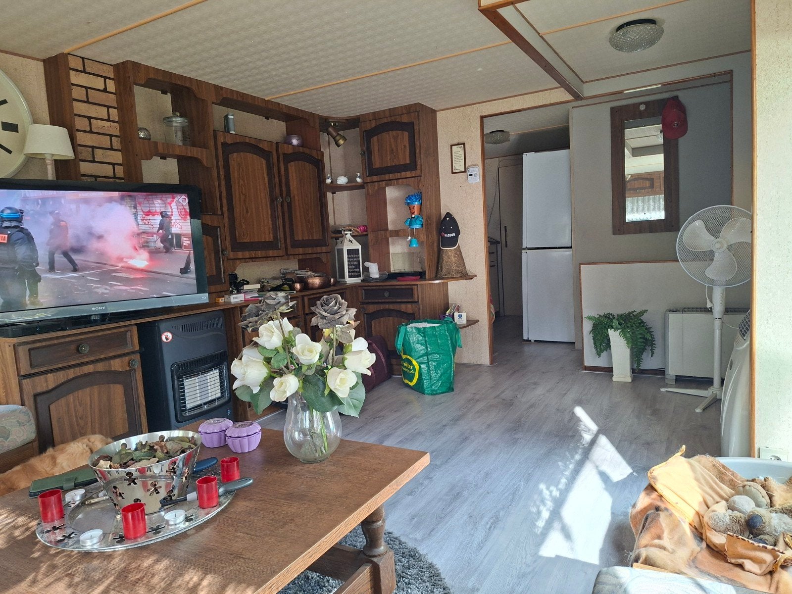 te koop stacaravan in Belgisch Limburg, Caravans en Kamperen, Tot en met 2