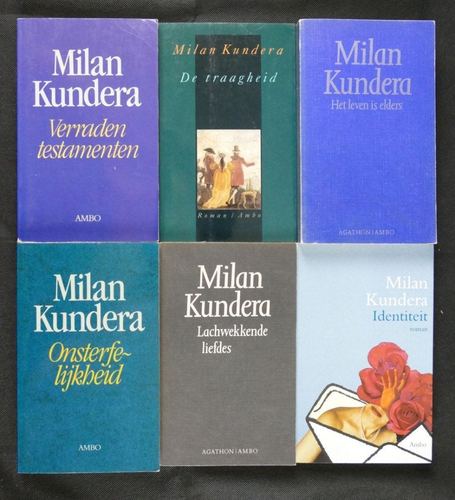 6x Milan Kundera, Boeken, Gelezen, Milan Kundera, Ophalen of Verzenden, Nederland