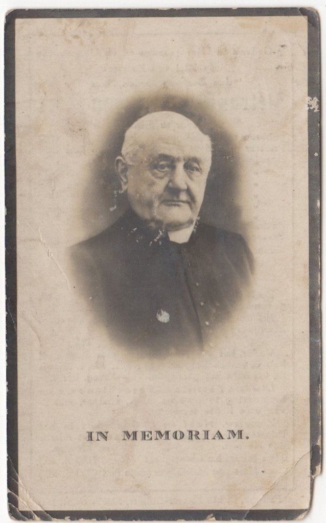 pastoor Petrus J. van Aert 1852 Huijbergen + 1931 Prinsland, Ophalen of Verzenden