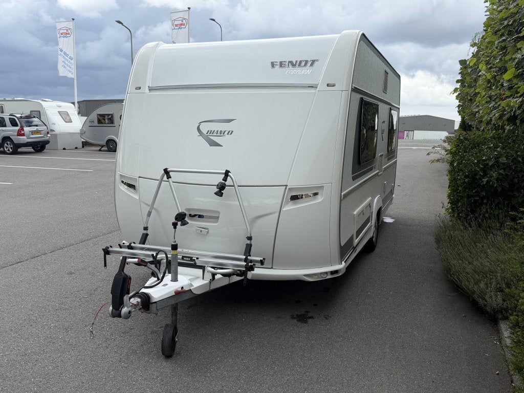 Fendt Bianco Selection 435 SF Mover,Atc,Gfk dak,voortent, Caravans en Kamperen, Caravans, Bedrijf, Treinzit, Schokbreker, Overige typen