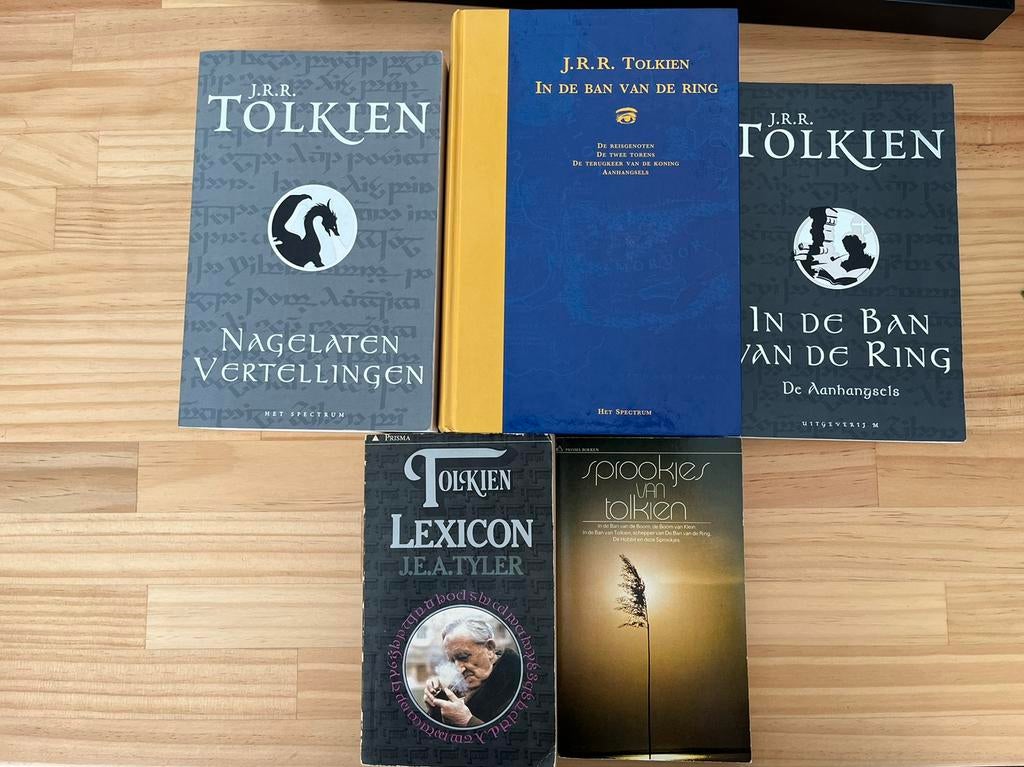 Lord of the Rings - 5x boeken, Verzamelen, Ophalen of Verzenden, Gebruikt, Boek of Poster
