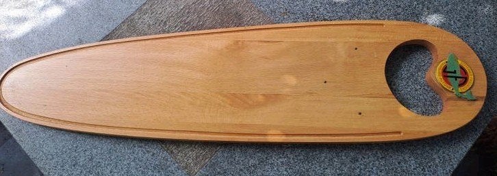 Vintage Elzenhouten Vis Serveerplank - 83 cm. Jaren 60/'70, Ophalen of Verzenden