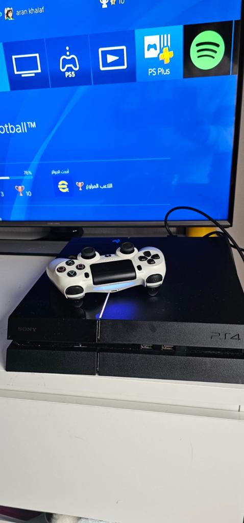 PlayStation 4 + TV, Ophalen of Verzenden, Zo goed als nieuw, Met 1 controller, Original