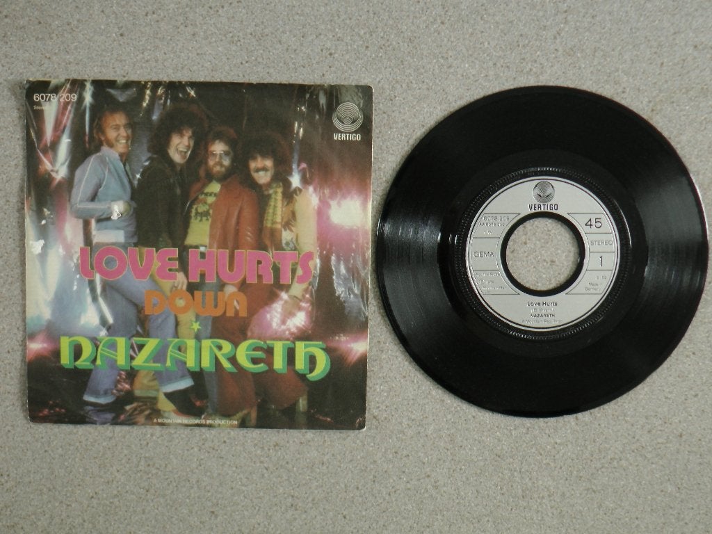 Nazareth - Love Hurts VINYL SINGLE, Gebruikt, 7 inch, Pop, Fotohoes