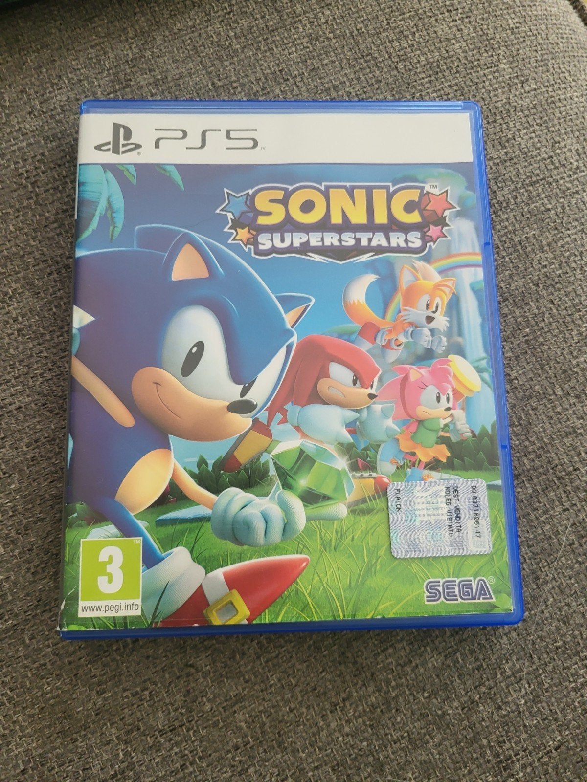 Sonic Superstars PS5 - Nieuwstaat, Ophalen, 1 speler, Eén computer, Zo goed als nieuw