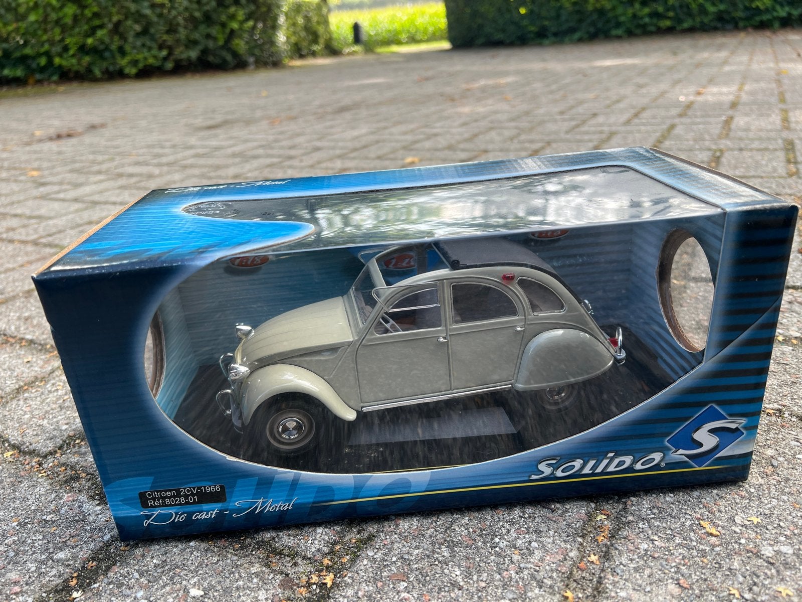 Solido Citroën 2CV 1966 Die-cast Modelauto schaal 1:18, Ophalen of Verzenden, Nieuw, Auto