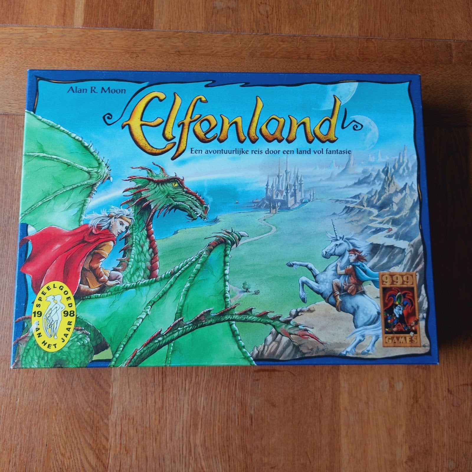 Elfenland Bordspel: Avontuurlijke Reis door Fantasiewereld, Drie of vier spelers, Ophalen of Verzenden, Zo goed als nieuw, 999 Games
