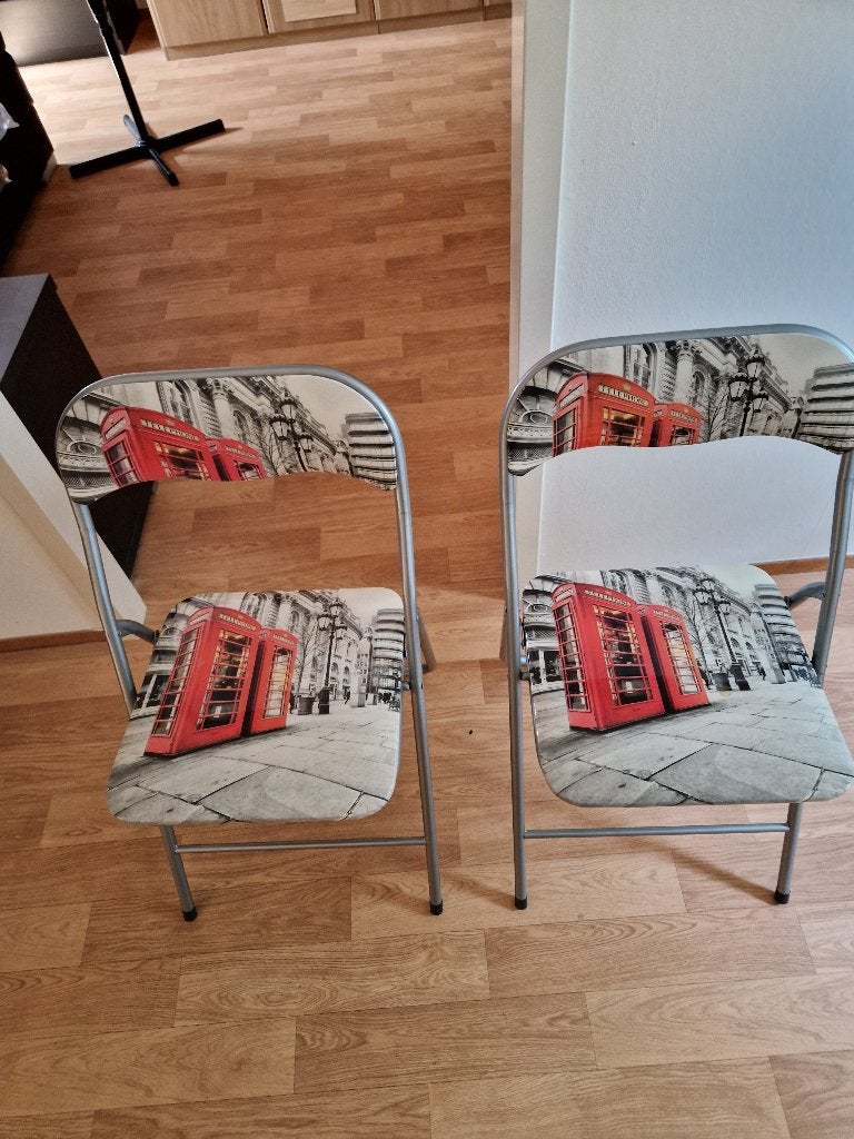 Inklapbare stoelen., Ophalen, Zo goed als nieuw, Twee