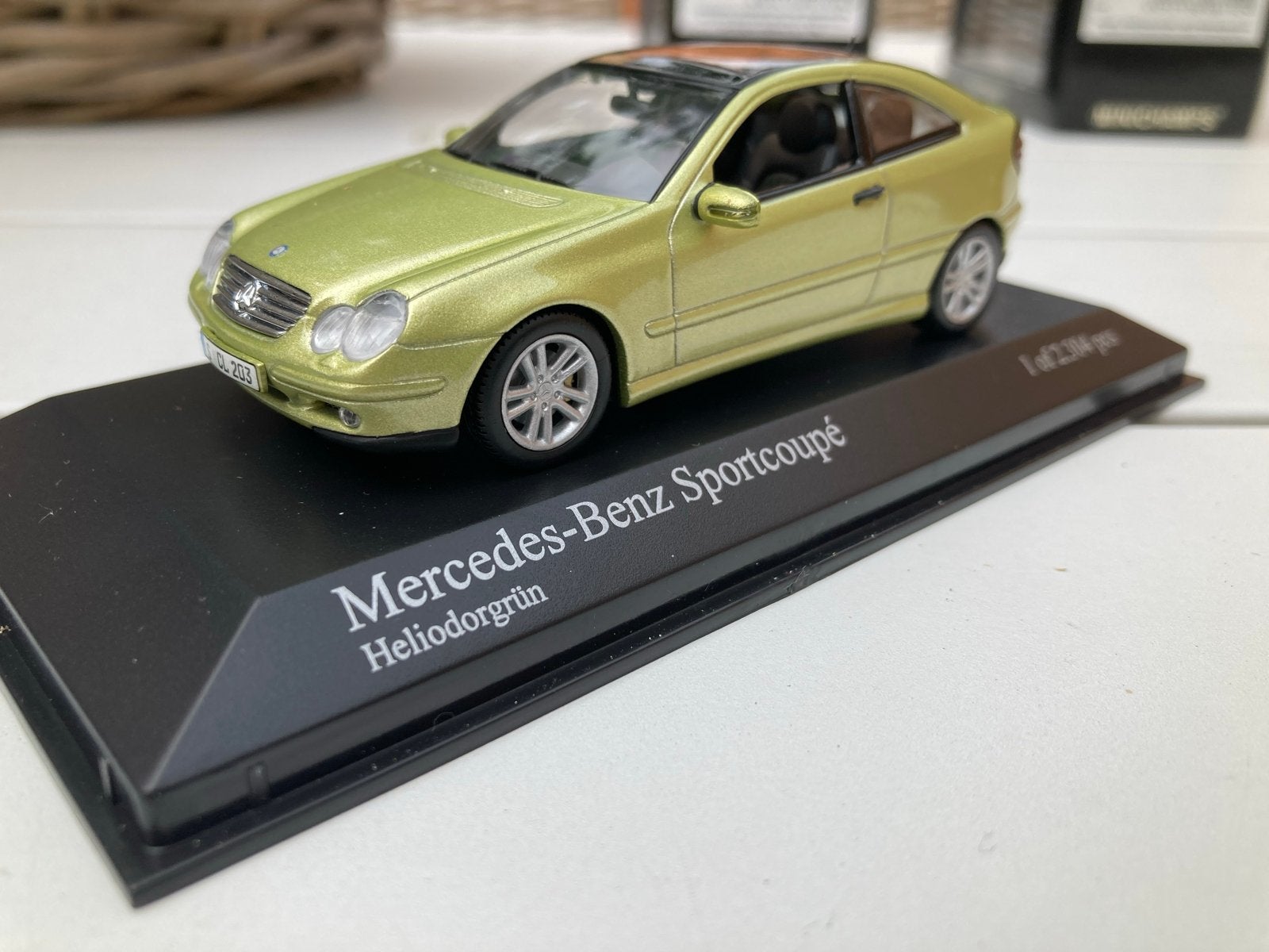 Minichamps Mercedes Benz C-klasse Coupé 1/43 Gelimiteerd, Hobby en Vrije tijd, Ophalen of Verzenden, Nieuw, Auto, MiniChamps