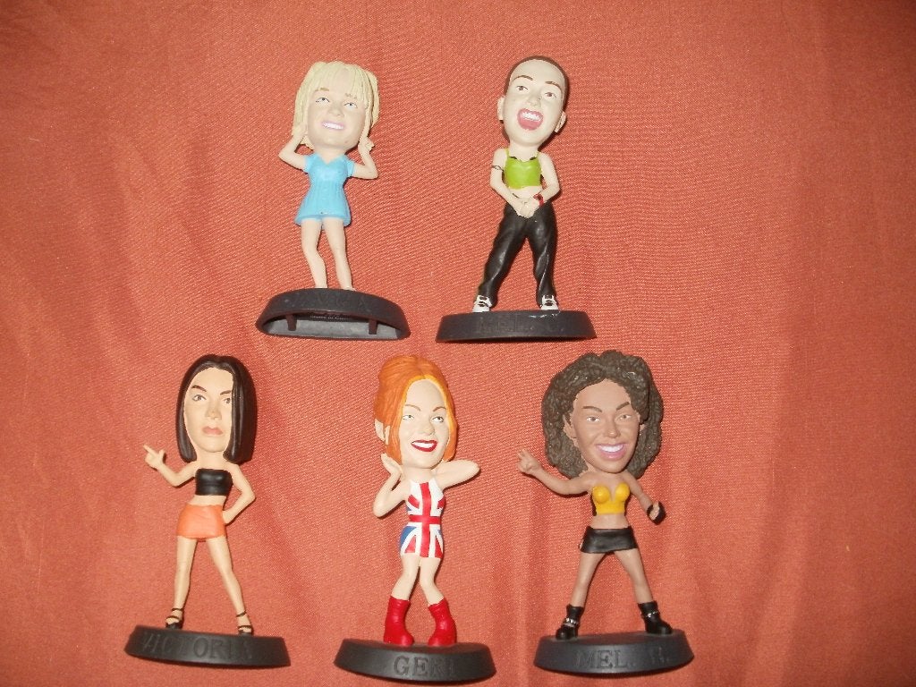 poppetjes spice girls, Ophalen of Verzenden, Gebruikt, Pop, Beeldje of Miniatuur